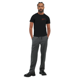 T-shirt Noir Homme Premium - Toujours là toujours en place